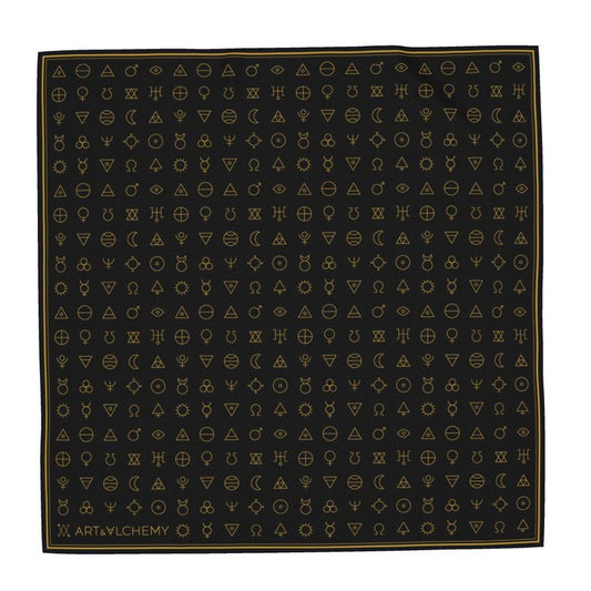 Alchemy Silk Scarf 35" x 35"