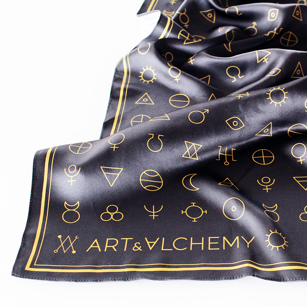 Alchemy Silk Scarf 35" x 35"