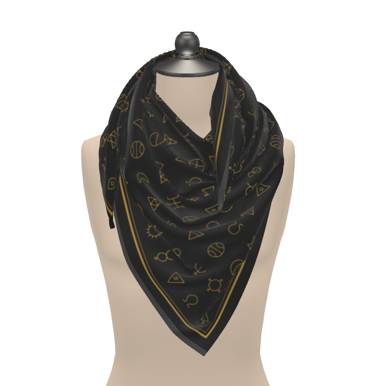 Alchemy Silk Scarf 35" x 35"