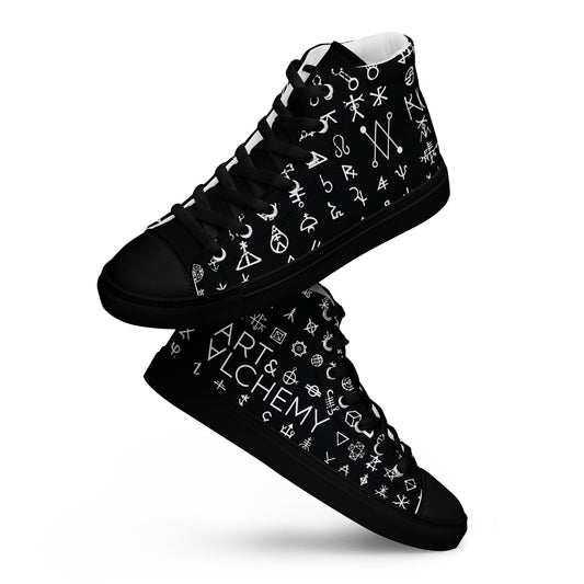 Spellbound High Top Canvas Shoes (unisex)