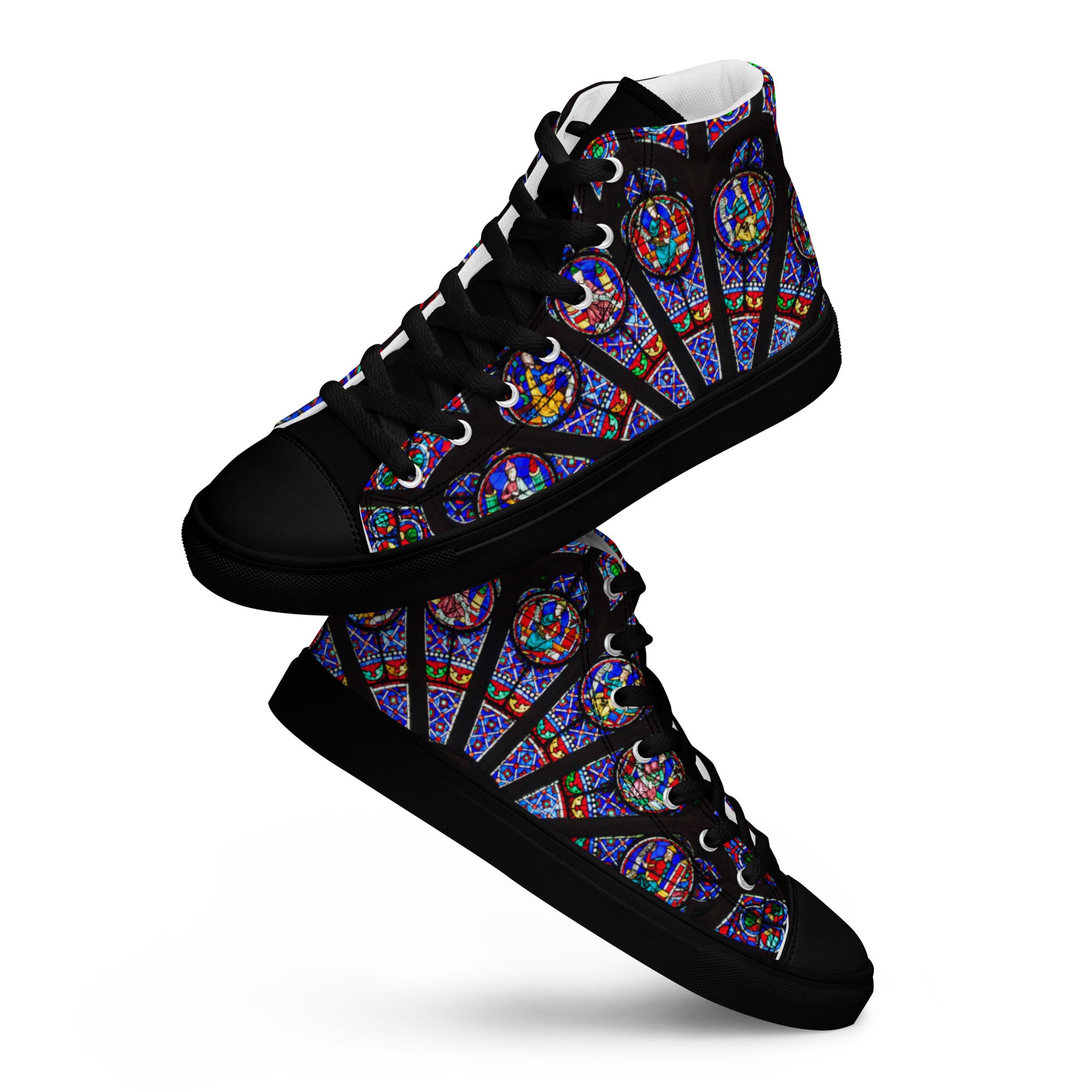 Notre Dame de Paris High Top Canvas Shoes unisex 12