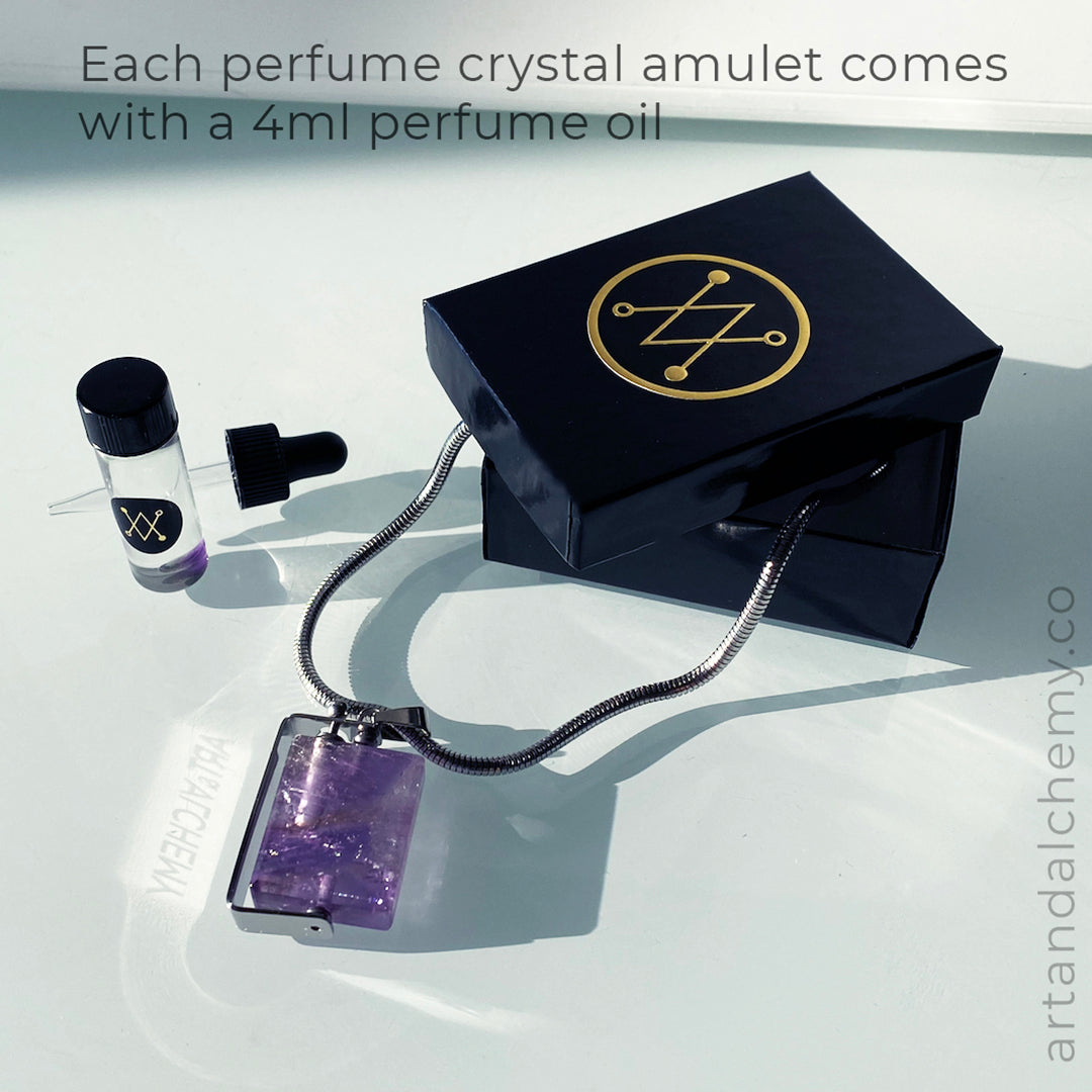 Crystal Perfume Amulets